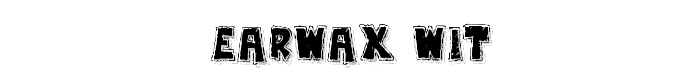 Earwax Wit font